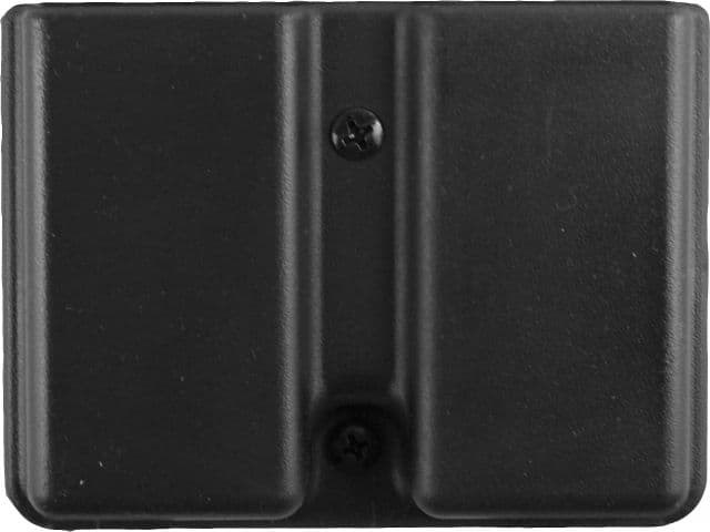 Uncle Mike's Double Mag Case Kydex Black Single Stack Belt Loop Card