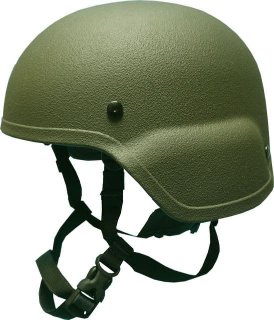 United Shield ACH Ballistic Helmet Level IIIA Military Style w/ 4pt Harness System OD Green XL ACH-MICH MIL-OD-XL