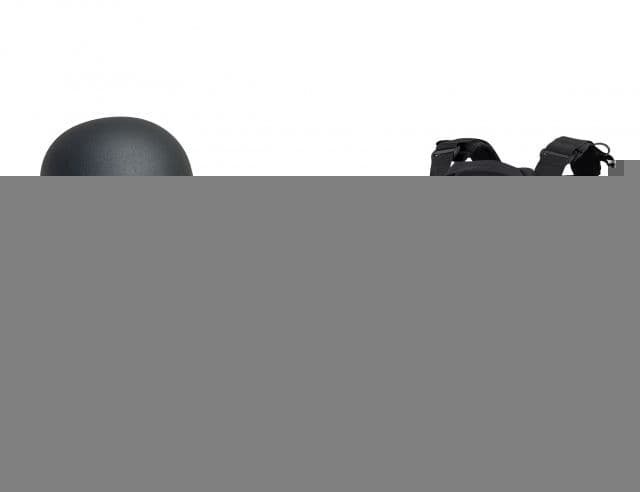 United Shield Active Shooter Level III PST 650 Helmet 2 10in x 12in Acer Plates Black Small ASLIII-S-B