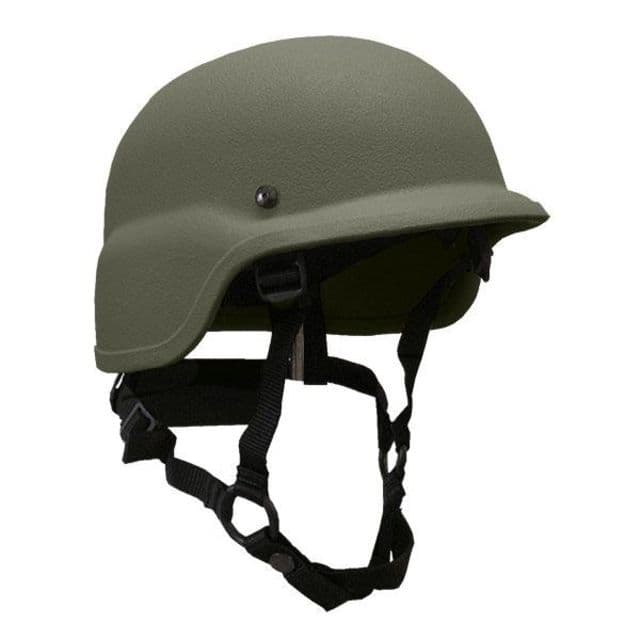 United Shield PST SC650 Ballistic Helmet Level IIIA w/ 4pt Harness System OD Green XL PST SC650-IIIA-OD-XL