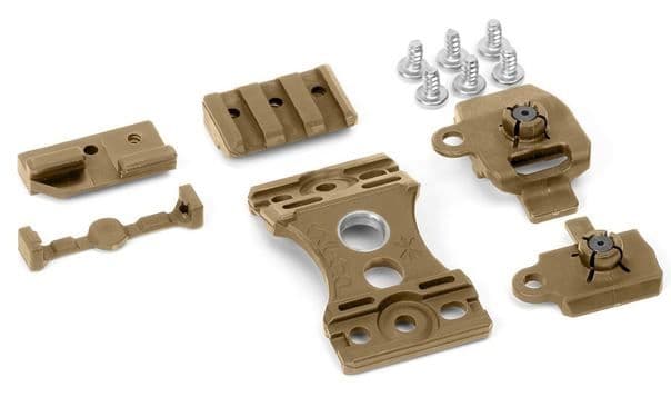 Unity Tactical Knuckl Kit - Both Adapters - No Lanyard Flat Dark Earth