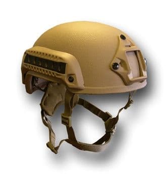 United Shield Sprint Ballistic Helmet Level IIIA w/ 4pt Harness System Tan XL SPRINT-IIIA-TN-XL