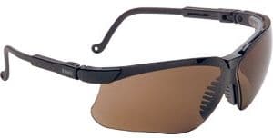 Uvex Genesis Protective Eyewear Bacou-Dalloz Black Frame Espresso Lens - Single Set EA