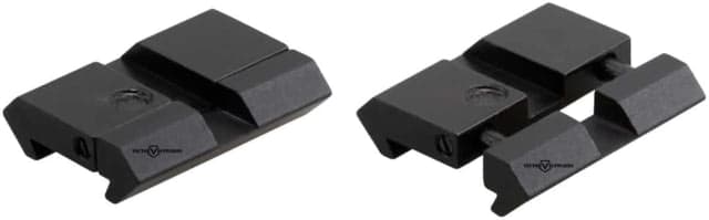 Vector Optics Mount Adapter 3/8in Dovetail 7/8in Weaver 1in Long 0.2in Height 1 Pair Black