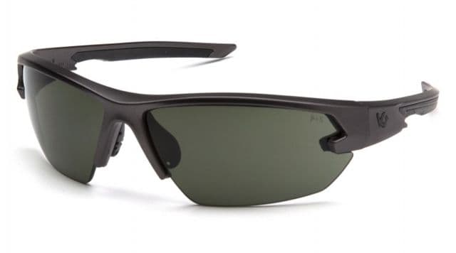 Venture Gear Tactical Semtex 2.0 Safety Glasses w/Forest Gray Anti-Fog Lens Gun Metal Universal