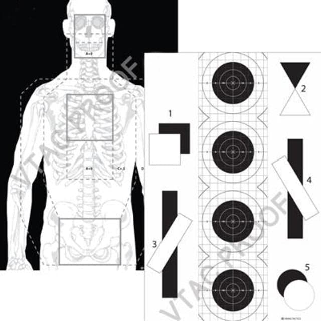 Viking Tactics VTAC DOUBLE SIDED TACTICAL TARGET 100