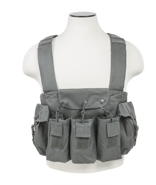 VISM AK Chest Rig Urban Gray 10.5in. W x 1.5in. H x 13.5in. D 196646