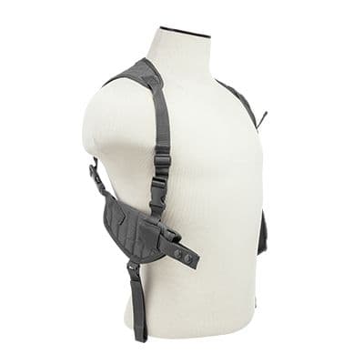 Vism Ambidextrous Horizontal Shoulder Holster/Double Magazine Holder/Urban Gray Urban Gray