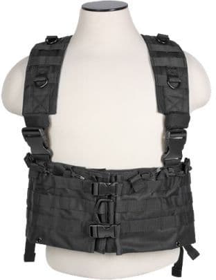 VISM AR Chest Rig w/Quick Detach Buckles - Black