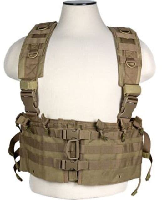 VISM AR Chest Rig w/Quick Detach Buckles - Tan