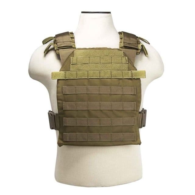 Vism By Ncstar Fast Plate Carrier for 10x12in Plates Tan