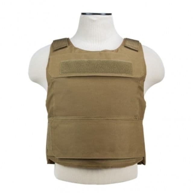 VISM Discreet Plate Carrier w/External Armor Pocket Tan Extra Small/Small