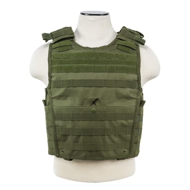 VISM MOLLE Expert Plate Carrier Vest Green