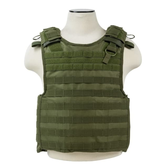Vism Molle Quick Release Plate Carrier Vest Green