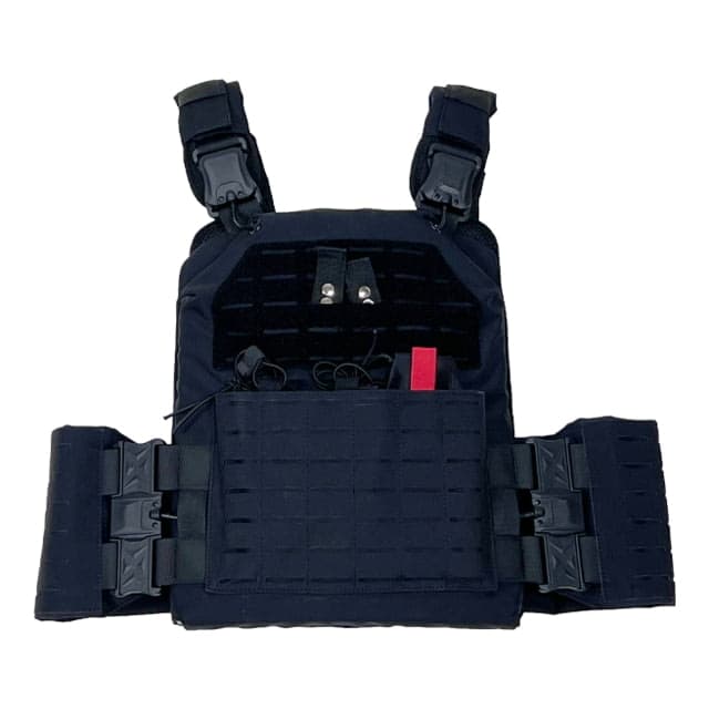 VISM Quick Release Laser Cut Plate Carrier 11x14in Black