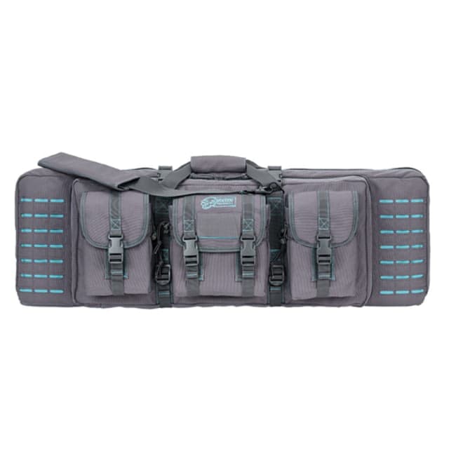 Voodoo Tactical Padded Weapons Cases W/Die Cut Molle 36in Gray/Teal 36in