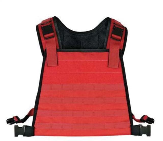 Voodoo Tactical Instructor High Visibility Plate Carrier Red One Size