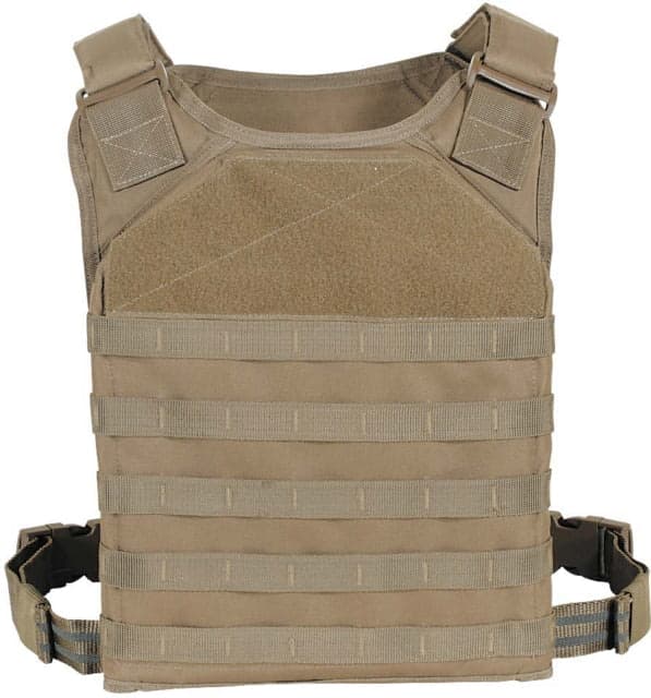 Voodoo Tactical Rapid Assault Tactical Plate Carrier Vest Coyote 3XL/5XL