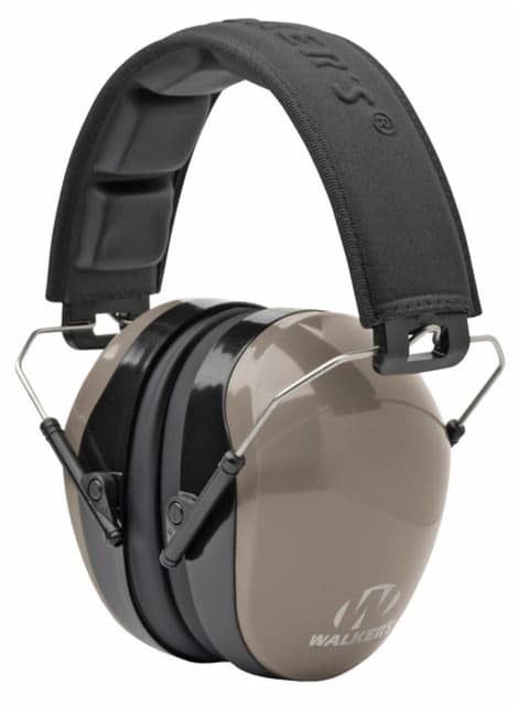 Walkers Dual Colored Passive Ear Muffs 27 dB NRR Flat Dark Earth