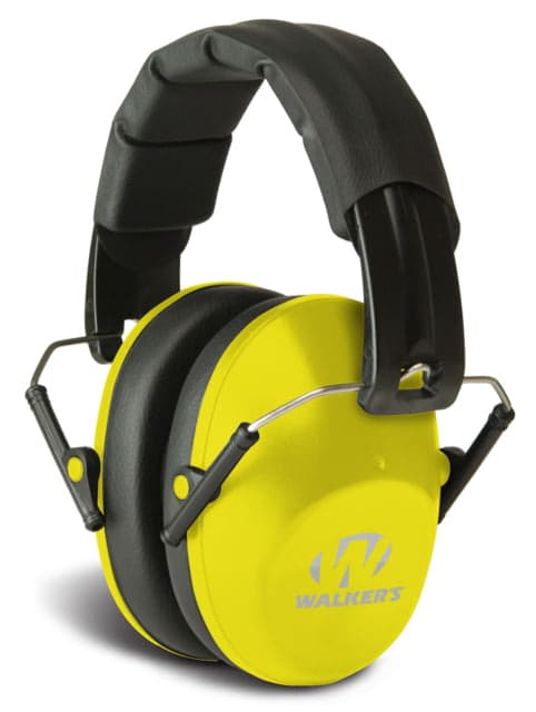 Walkers Pro Low Profile Folding Earmuff 22 Db Yellow Gwpfpm1Yl
