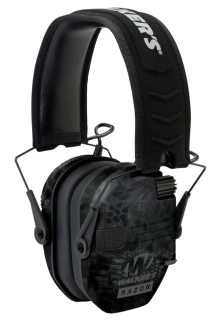Walkers Razor Slim Electronic Polymer 23 Db Over The Head Typhoon Camo