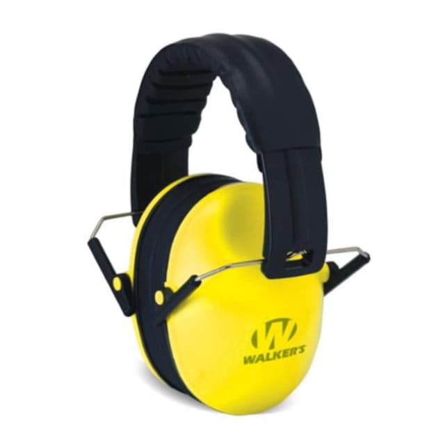 Walkers Baby & Kids Passive Protection Folding Ear Muffs 23 dB NRR Yellow