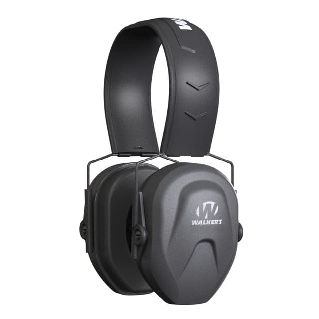 Walkers Razor Youth & Women Compact Passive Ear Muffs25 dB NRR Black