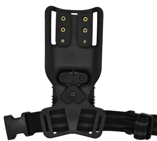 Wilder Tactical 1.5in Elastic Leg Strap Black One Size