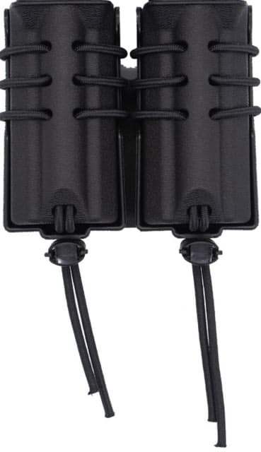 Wilder Tactical Evolution Universal Standard Double Pistol Magazine Pouch Belt Mount Duty UAB Belt Clips Black