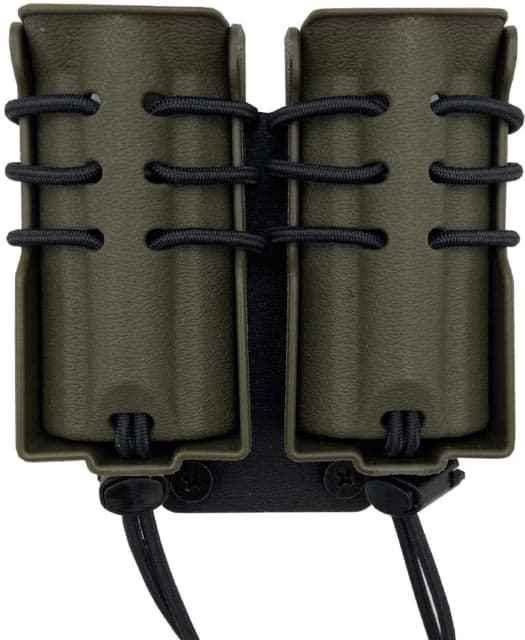 Wilder Tactical Evolution Universal Standard Double Pistol Magazine Pouch MOLLE Mount UAB Molle Clip Ranger Green