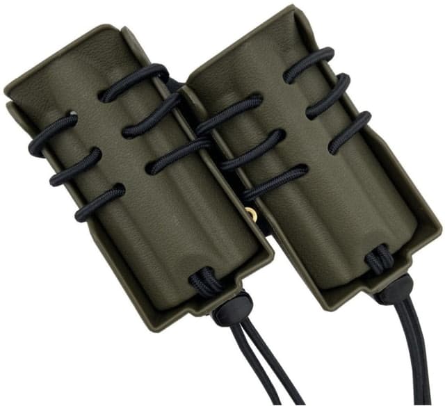 Wilder Tactical Evolution Universal Standard Rotating Double Pistol Magazine Pouch Belt Mount UAB Belt Clip Ranger Green