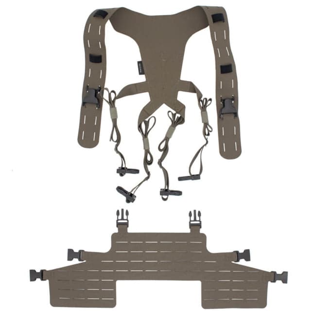 Wilder Tactical HITMAN GEAR Full Rack with Lightweight Shoulder Harness V1 Ranger Green One Size