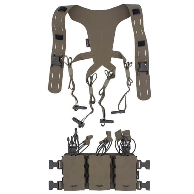 Wilder Tactical HITMAN GEAR Six Pack Rifle Placard with Lightweight Shoulder Harness V1 Ranger Green One Size