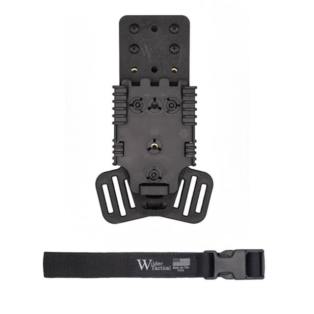 Wilder Tactical Multi Holster Platform Kit V2 Qls Receiver Plustic Buckle Rh Black One Size