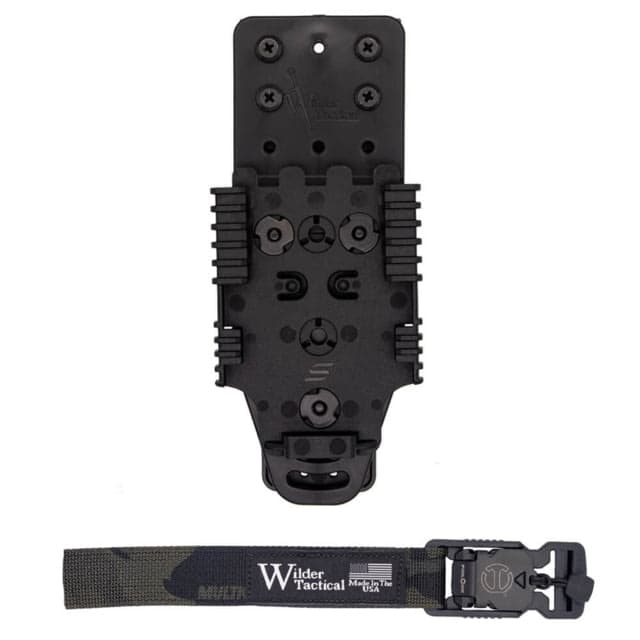 Wilder Tactical Multi Holster Platform Kit V2 QLS Receiver V-Buckle LH Multicam Black One Size