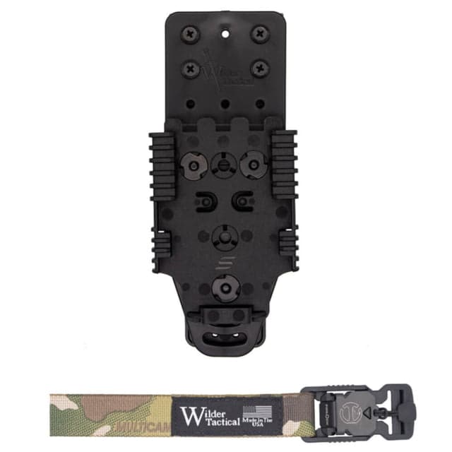 Wilder Tactical Multi Holster Platform Kit V2 QLS Receiver V-Buckle LH Multicam One Size