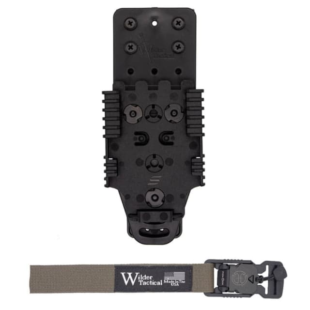 Wilder Tactical Multi Holster Platform Kit V2 QLS Receiver V-Buckle LH Ranger Green One Size