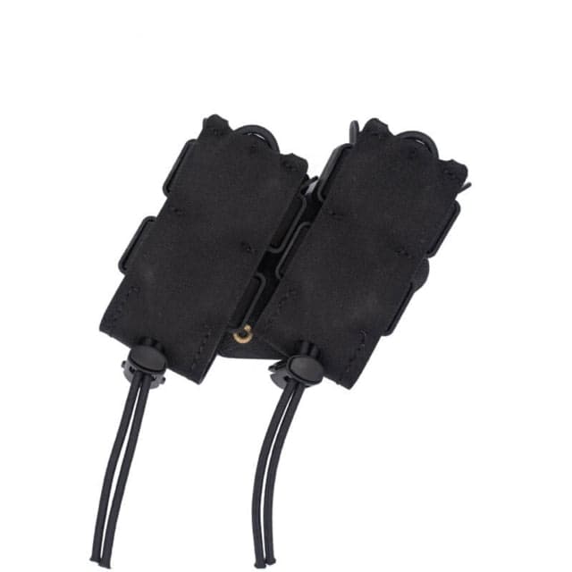Wilder Tactical Urban Assault Rotating Double Pistol Extended Magazine Pouch Duty UAB Clip Black