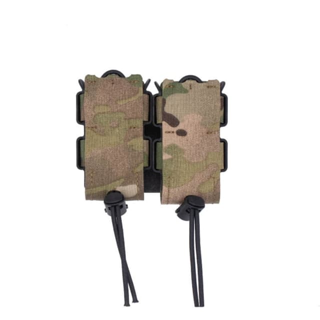 Wilder Tactical Urban Assault Standard Double Pistol Magazine Pouch Belt Mount UAB Clip Multicam