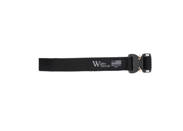 Wilder Tactical 1in Webbing Leg Strap Cobra FM Buckle Right Hand Black One Size