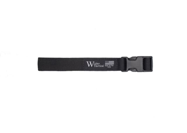 Wilder Tactical 1in Webbing Leg Strap Plastic Buckle Right Hand Black One Size