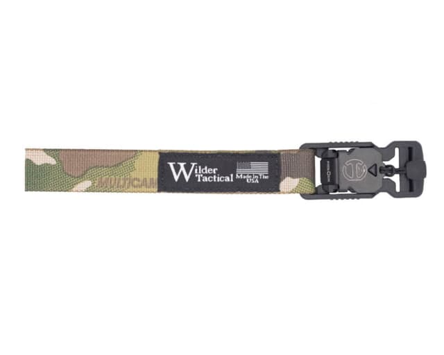 Wilder Tactical 1in Webbing Leg Strap V Buckle Right Hand Multicam One Size