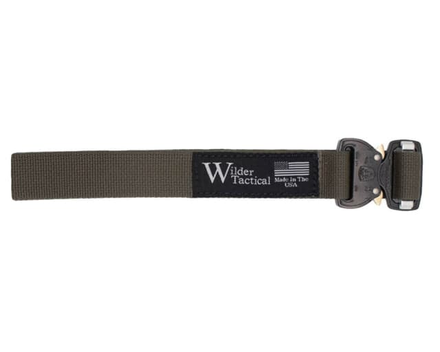 Wilder Tactical 1in Webbing Leg Strap Cobra FM Buckle Left Hand Ranger Green One Size