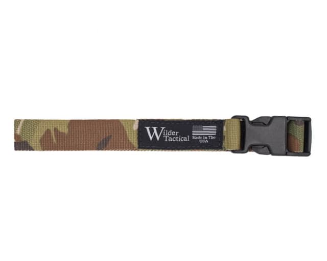 Wilder Tactical 1in Webbing Leg Strap Plastic Buckle Left Hand Multicam One Size
