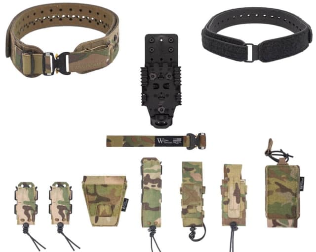 Wilder Tactical Hitman Gear Charlie Truform Full Le Belt Package - Women's Qls Receiver Cobra Fm Multicam Xs-Lg 26-40