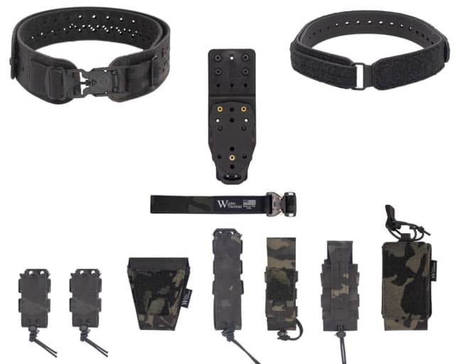 Wilder Tactical Hitman Gear Charlie Truform Full Le Belt Package - Women's Mhp Adapter V-Buckle Multicam Black Xs-Lg 26-40