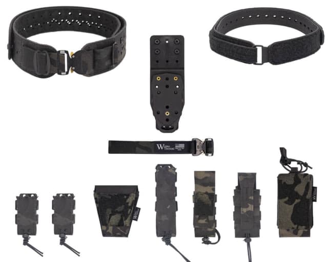 Wilder Tactical Hitman Gear Charlie Truform Mid Le Belt Package - Women's Mhp Adapter Cobra Fm Multicam Black Xs-Lg 26-40