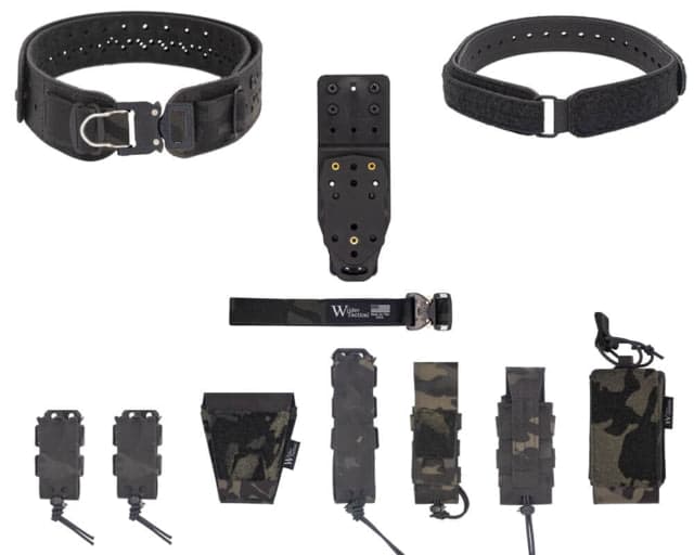 Wilder Tactical Hitman Gear Charlie Truform Mid Le Belt Package - Women's Mhp Adapter Prostyle D-Ring Multicam Black Xs-Lg 26-40