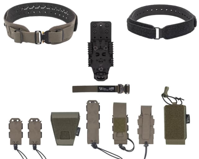 Wilder Tactical Hitman Gear Charlie Truform Full Le Belt Package - Women's Qls Receiver Cobra Fm Ranger Green Xs-Lg 26-40