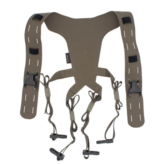 Wilder Tactical HITMAN GEAR Lightweight Modular Shoulder Harness V1 Ranger Green One Size